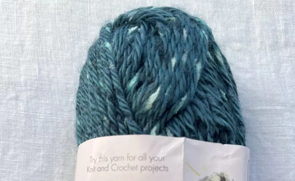 LOTE de 5 FIBRAS MIXTAS GALA Verde Oscuro Negro Cinta Moteada 1.76oz AcryPolyNylon Foto 4 de 4