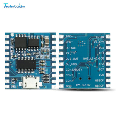 Voice Playback Module I/O Trigger UART Control MP3 Player Voice Playback Board