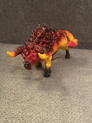 Schleich Eldrador Creatures Feuerstier Lavawelt/Feuerwelt - Roter Stier