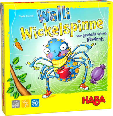 Game Walli Wrap Spider New HABA 306567 Skilled Wrap Game Fine Motorics