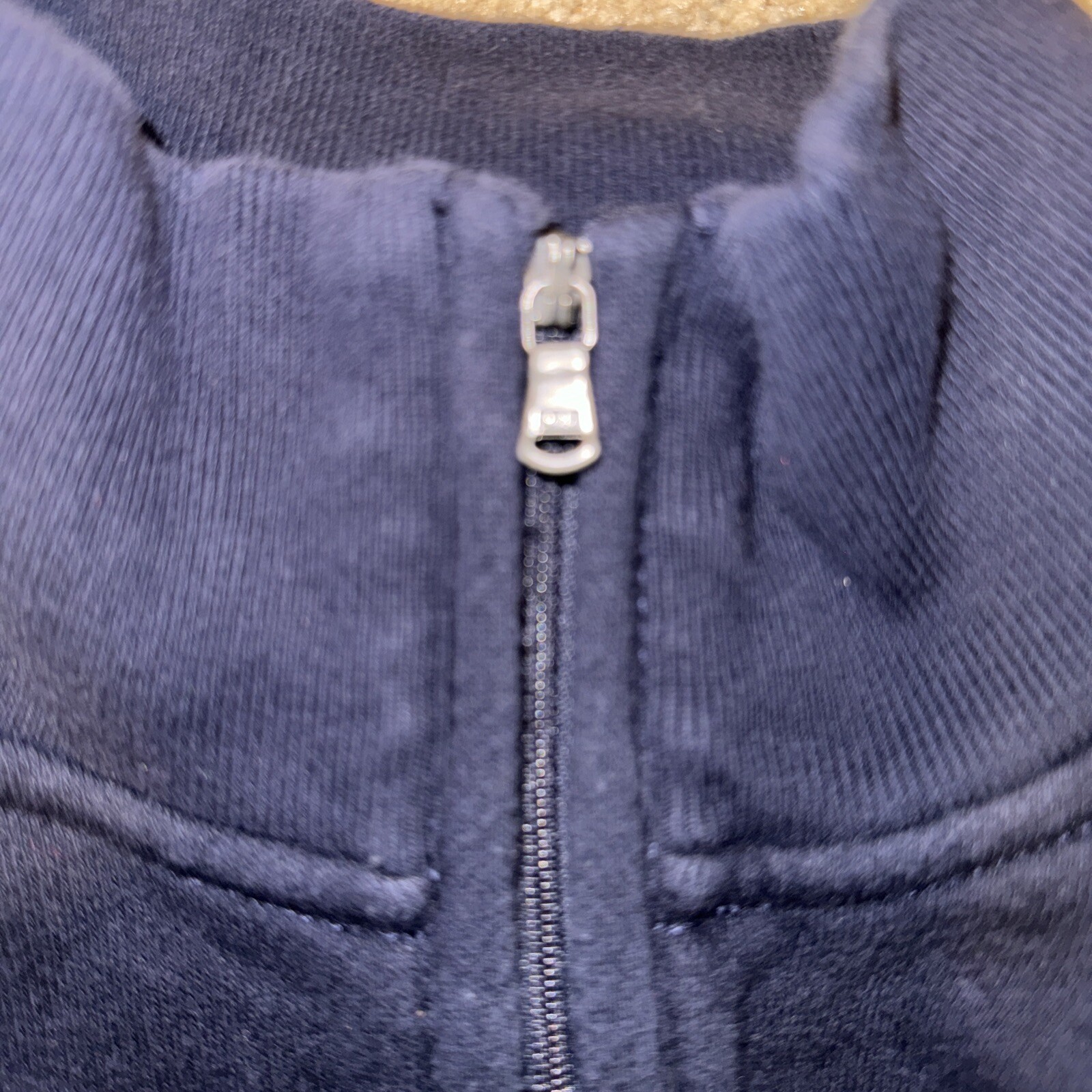 Polo Ralph Laure 1 4 zip vintage felpa a righe laterali pony preppy