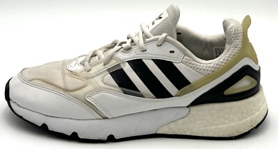 Adidas ZX Sneakers Mens 11 1K Boost 2.0 White Black GZ3549 Sport Leisure Gym