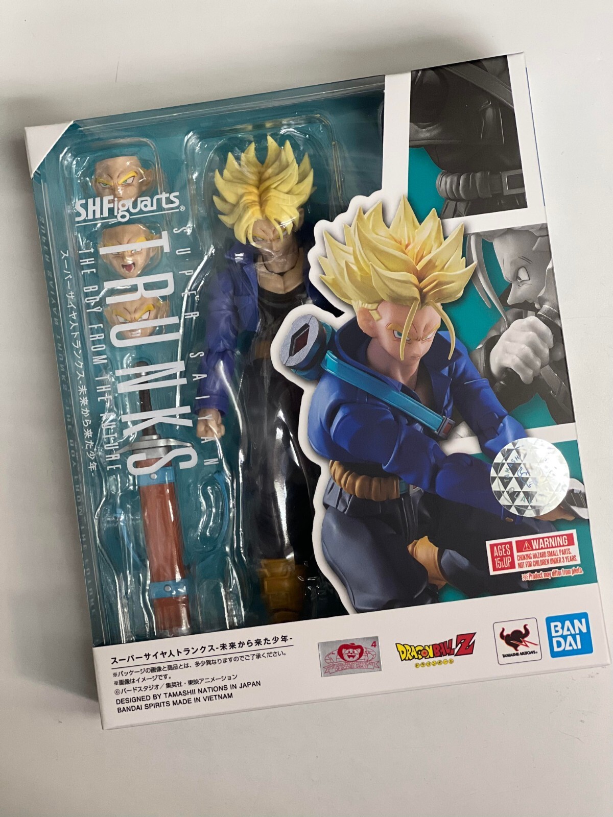 S.H.Figuarts Super Saiyan Trunks Action Figure boy from the future Bandai SHF SH eBay