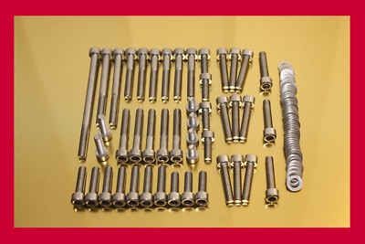 Stainless Steel Bolts Screws-Set Motor Engine Cover for Suzuki Intruder VL 1500