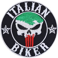 AufnäHer: Italian Biker AufbüGler Motorrad-Jacken Patch Rocker Applikation