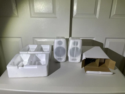 IK Multimedia iLoud Micro Monitors ultra-compact-White Color-Open Box-Never Used