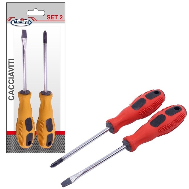 MAURY'S SET 2 CACCIAVITI 1 MODELLO SPACCATO 1 MODELLO A STELLA IN COLORAZIONE AS