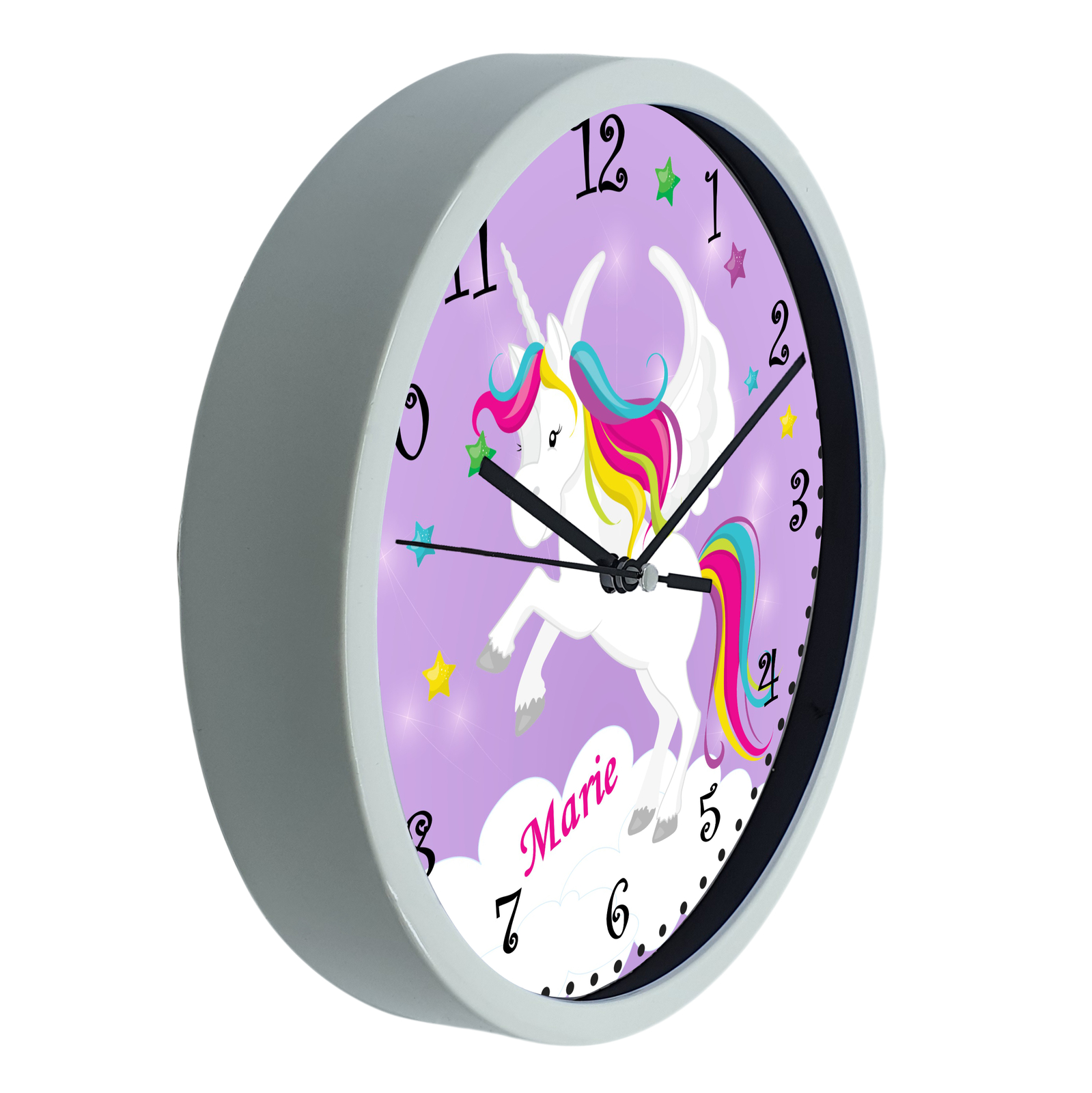 kinderzimmer uhren Kinder Wanduhr Kinderuhr Uhr Kinderzimmer mit Namen personalisiert