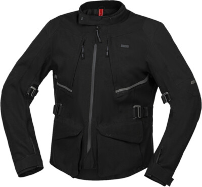 IXS Tourster-STX 1.0 Motorradjacke Laminat elastisch schwarz
