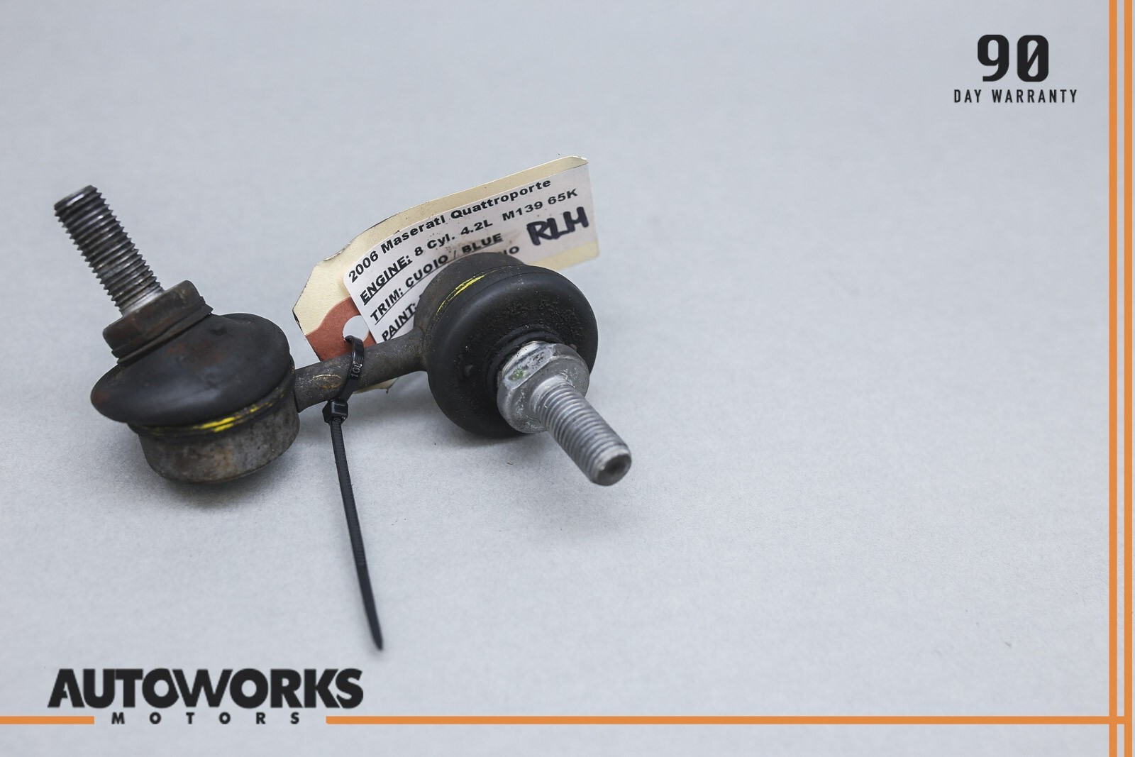 04-08 Maserati Quattroporte M139 Rear Left Driver Side Swaybar Link Tie Rod OEM