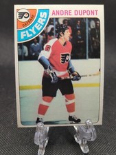 1978-79 Topps Andre Dupont Philadelphia Flyers Hockey Card #98