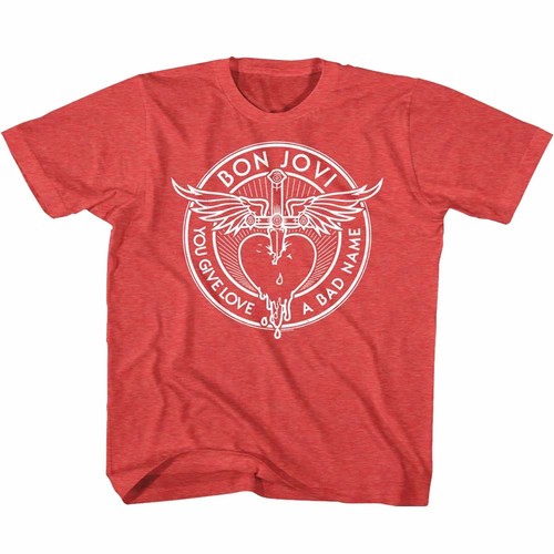 Bon Jovi You Give Love A Bad Name Kids T Shirt Rock Band Album Toddler Youth Top - Picture 3 of 4