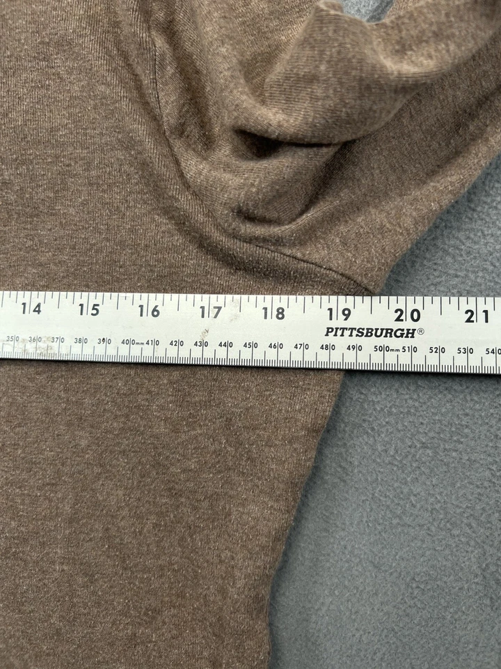 St John Bay Shirt Womens M Medium Brown Attached Under Top Blouse Ladies - Image 2 of 4