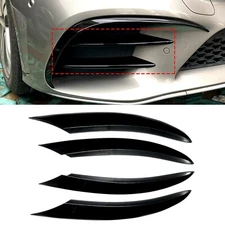 Front Fog Light Decorative Cover Trim For Benz C-Class C200 C260 W205 2019+Black