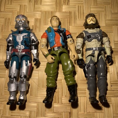 GIJoe lot of 3 Cobra Commander Law and Order Slip Stream