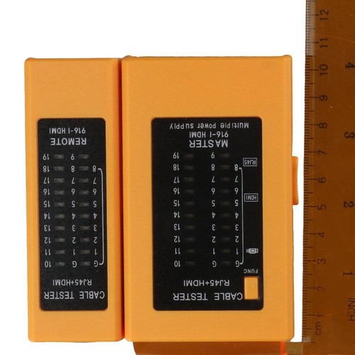 2 in 1 Network Cable Tester Ethernet Tester Checker RJ45 Cat5 Cat6 - Picture 6 of 12