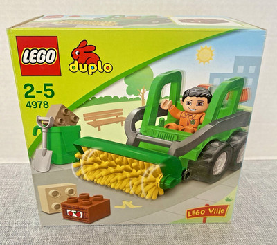 Lego Duplo Lego Ville Road Street Sweeper Vehicle 4978 New Sealed Box Retired