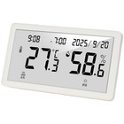 Indoor Digital Temperature Humidity Monitor with Wall Mount and Desktop Stand