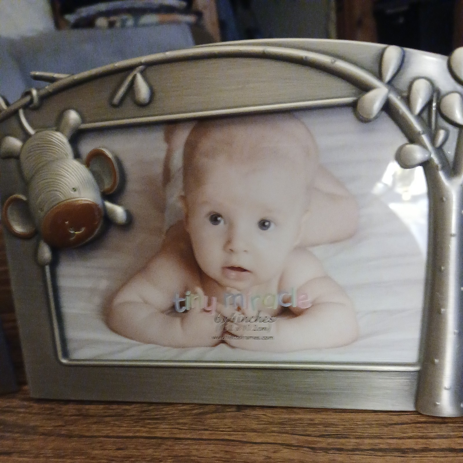 Baby Picture Frames  Both Are 4 X 6