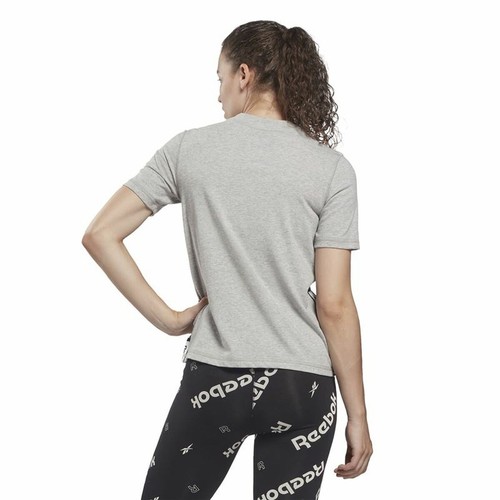 Camiseta de Manga Corta Mujer Reebok Tape Pack Gris - Imagen 3 de 7