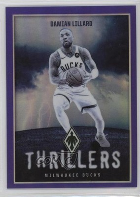 2023-24 Panini Phoenix Thrillers Purple /75 Damian Lillard #16 1pe9