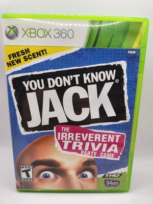 You Don't Know Jack (Microsoft Xbox 360, 2011) Cib Cleaned Polished & Tested 