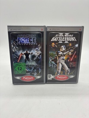 Sony PSP Star Wars The Force Unleashed + Star Wars Battlefront 2 - in OVP