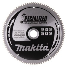 Image of Makita B-33336 260mm x 30mm x 100T Specialized Aluminium Saw Blade