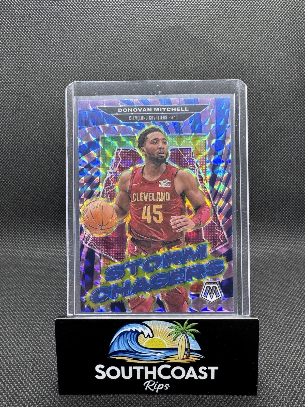2024-25 Panini Mosaic Donovan Mitchell Storm Chasers SP #14 Cavaliers