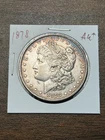 1878 Morgan silver dollar AU+++ slightly beautifully toned GENUINEGUARANTEE