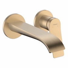 hansgrohe vivenis brushed bronze 2 h basin mixer 75050140