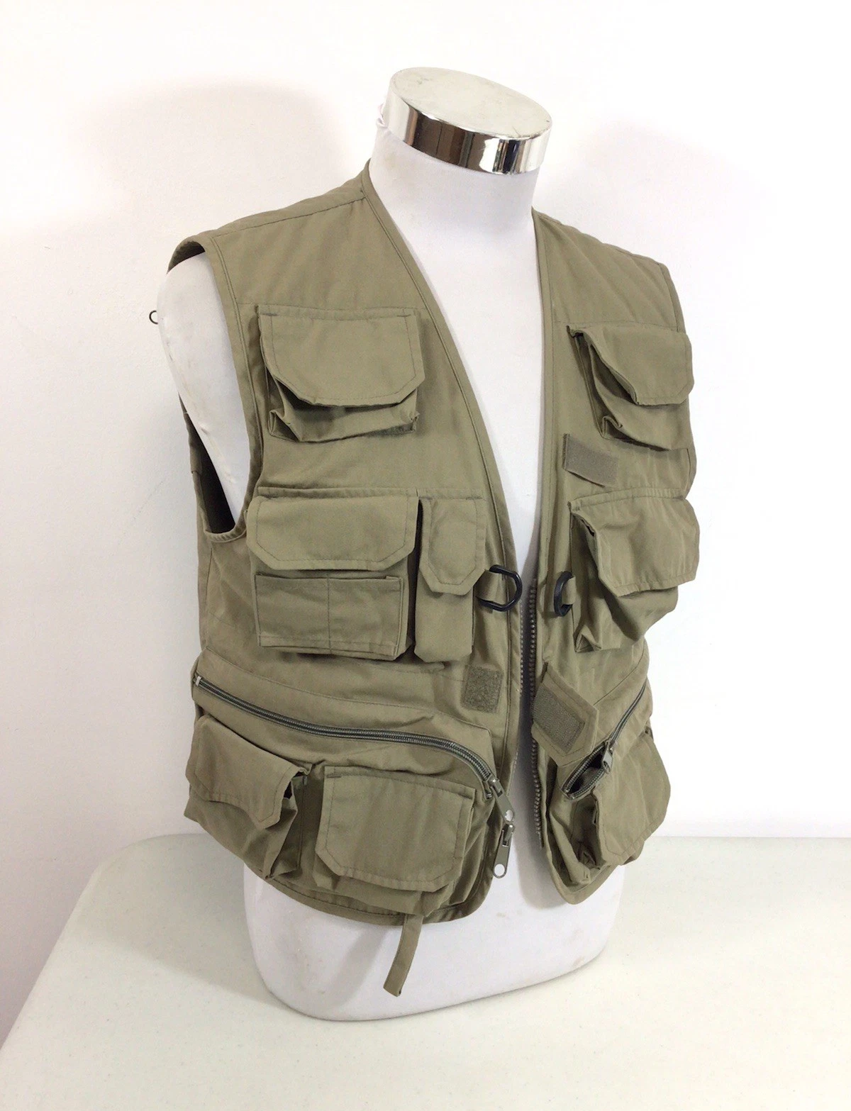 Pioneer Fishing Vest Utility Multiple Pockets Mens Small
