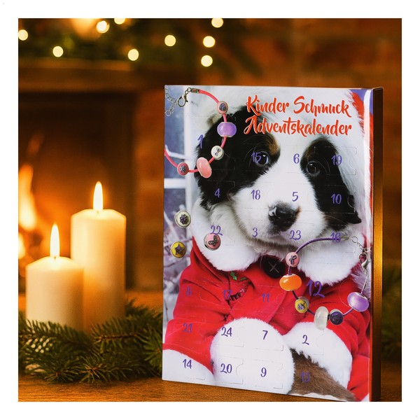 1X Adventskalender BefüLlt Mit Schmuck - ArmbäNder & Bunte Charms-image