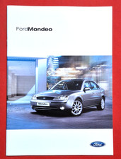 2002 FORD MONDEO Sales Brochure - ST220 Ghia X Zetec S LX Colours Alloys MINT