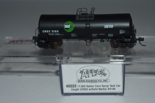 N Scale Atlas 40223 Cargill Foods 17600 Gallon Tank Car 5189 C59640 | Condition: Used