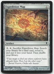 Expedition Map #201 Zendikar MTG Common