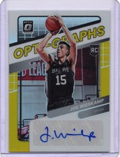2021-22 Donruss Optic #OG-JWK Joe Wieskamp Opti-Graphs Gold #/10