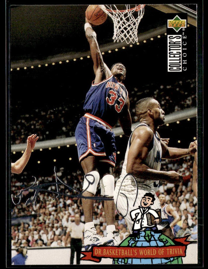 1994-95 Collector's Choice #405 Patrick Ewing Silver Signature Knicks Card 3202E