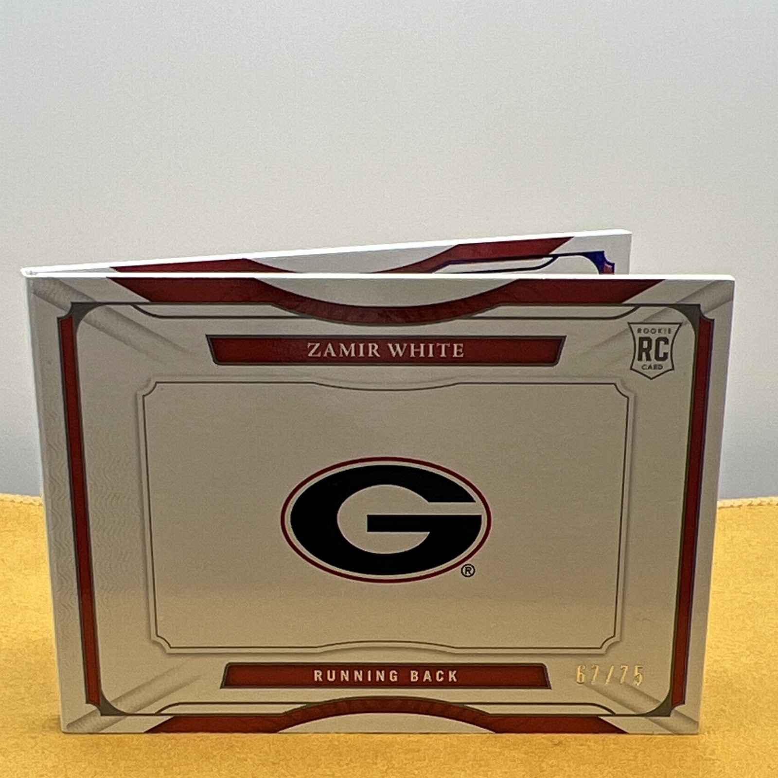 Panini 2022 National Treasures Zamir White RC Auto Patch Booklet SB-ZWH  67/75 view 2
