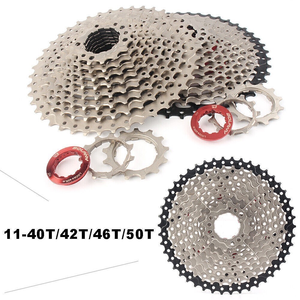 BOLANY 10S 11-50T / 46T / 42T / 40T MTB Kassette Mountainbike Freilauf Kassette