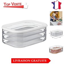 Modula Boîte à Charcuterie 3 étages - Conservation Optimale au Réfrigérateur