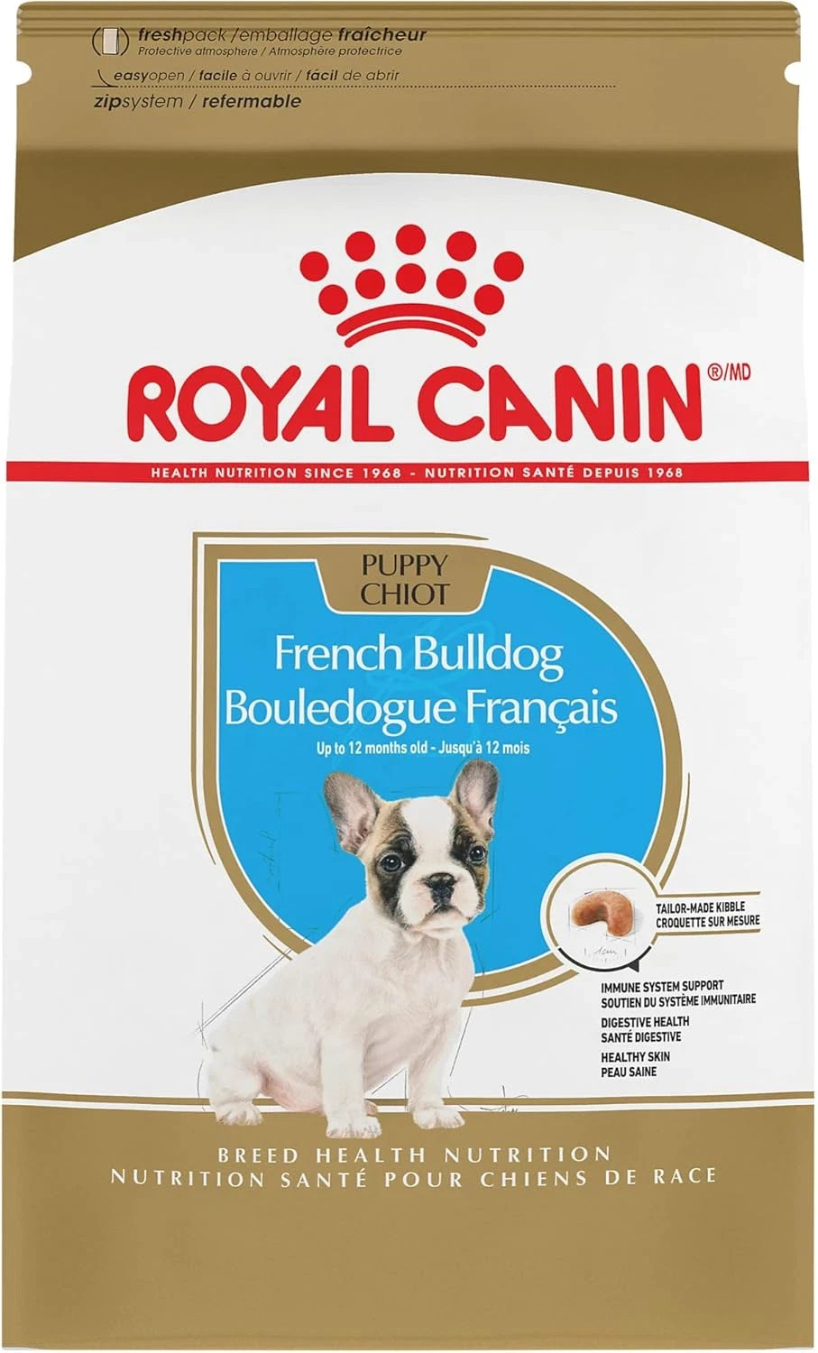 Royal Canin French Bulldog Puppy Dry Dog Food, 3 Lb Bag