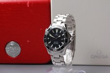 [Exc + 5 Box] Omega Seamaster 300M 2264.50 41mm Schwarz Quarz Herrenuhr JAPAN