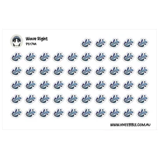 Ocean Planner Stickers – Wave Planner Stickers | Decorative Ocean Decals & Marin