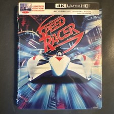 Speed Racer 4k Steelbook Limited Edition New Factory Sealed Free Ship In Box