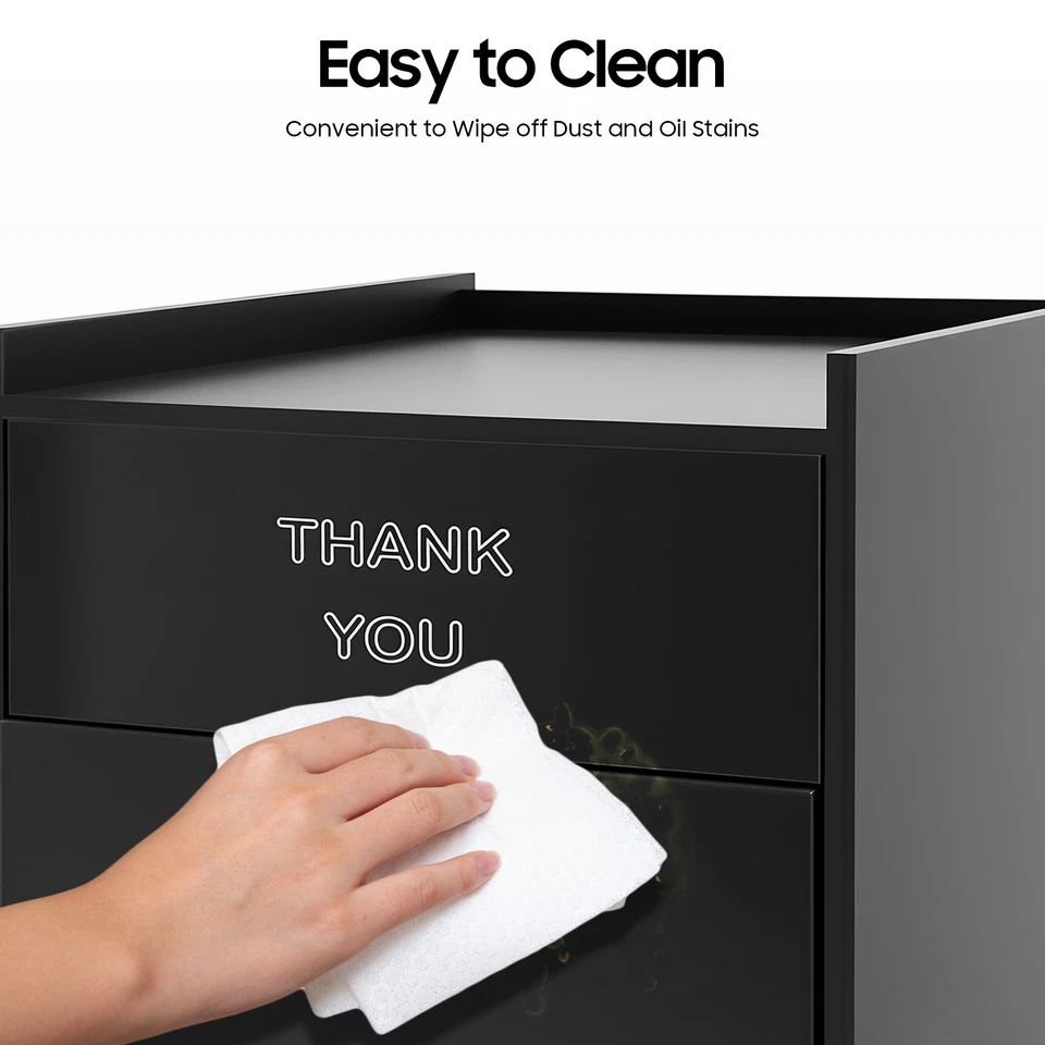 Gabinete de cubo de basura comercial de 30 L/120 Qt para restaurante café Foto 4 de 4