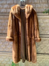 80s Rare, Vintage Custom-Made Full-Length Northern Mink Fur Coat