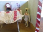 Miniature Handcrafted Diorama Skeletons Shadowbox Day of the Dead 4" Length — photo 3