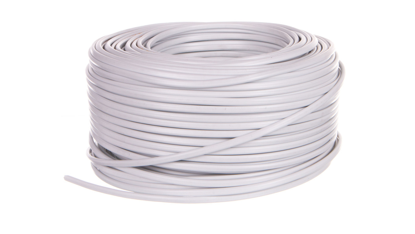 Przewód płaski H03VVH2-F (OMYp) 2x0,5 бяла /100 м/