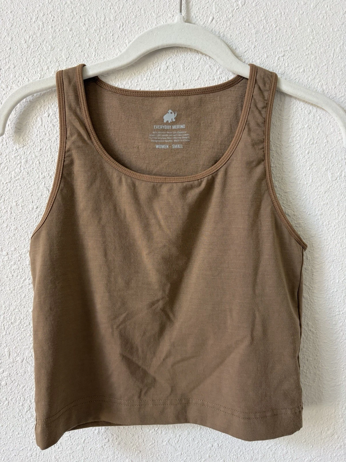 Woolly Flex Tank Top Tannin Size Small Merino Wool Neutral Sporty Hike Outdoors
Opens in a new windo